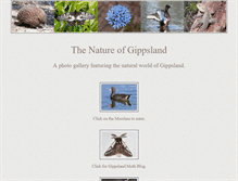Tablet Screenshot of natureofgippsland.org